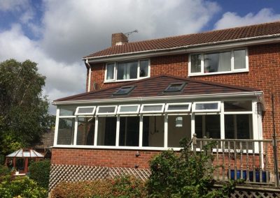 EDWARDIAN TILED CONSERVATORY ROOF